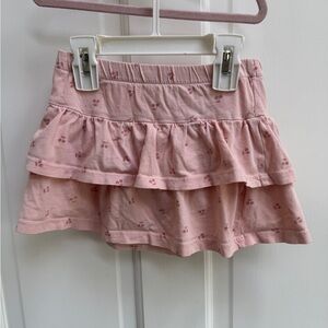H&M 2-4Y 3T Girls Pink Skirt with Ruffled Tiers